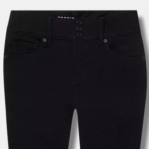 Torrid Jegging High-Rise Skinny Jean, Black, 10T - Picture 4 of 16